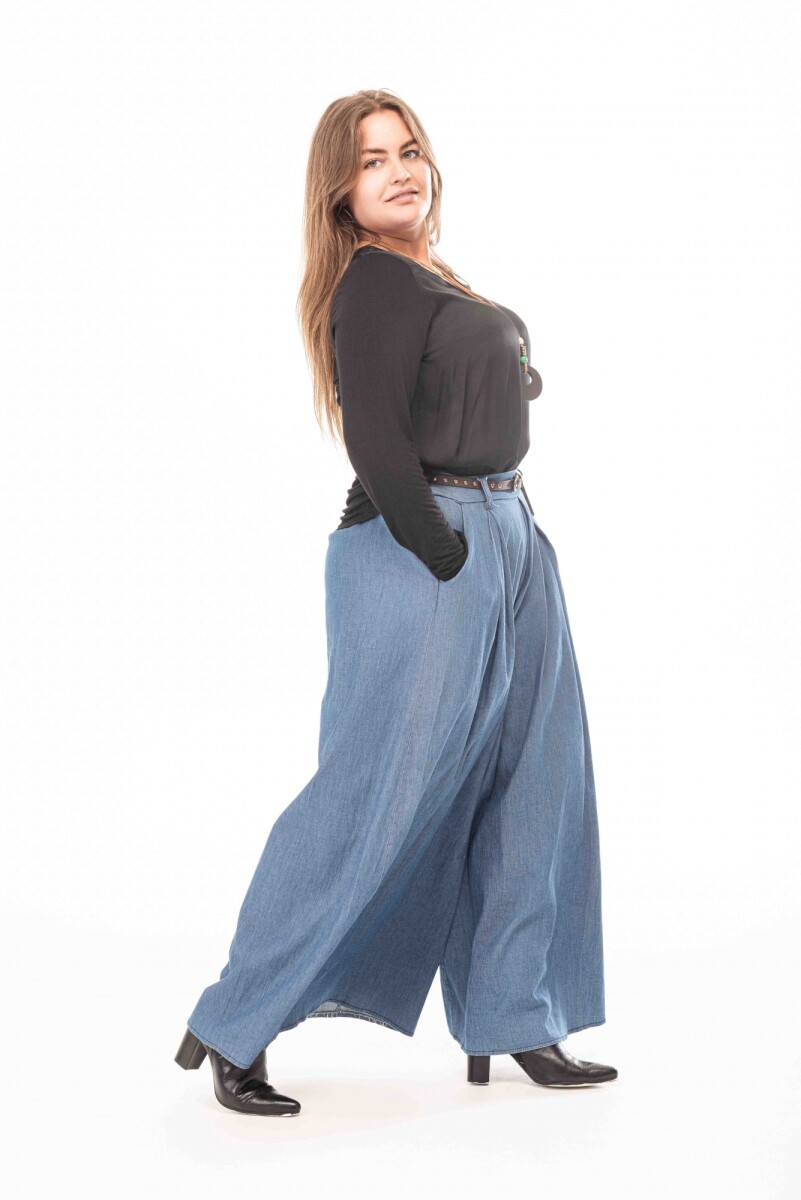 Palazo Singapur - celeste 