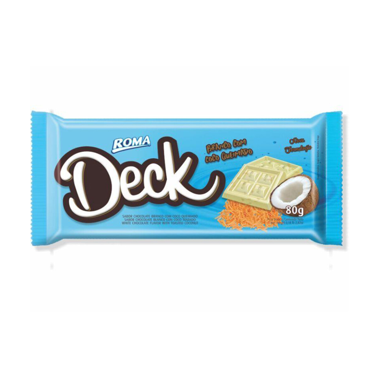 Chocolate DECK ROMA Tableta 80 gr - Coco 