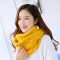 Cuello Tejido De Abrigo Amarillo