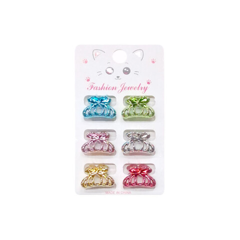 Broches pinzas de colores brillantes 6 pcs Broches Pinzas De Colores Brillantes 6 Pcs