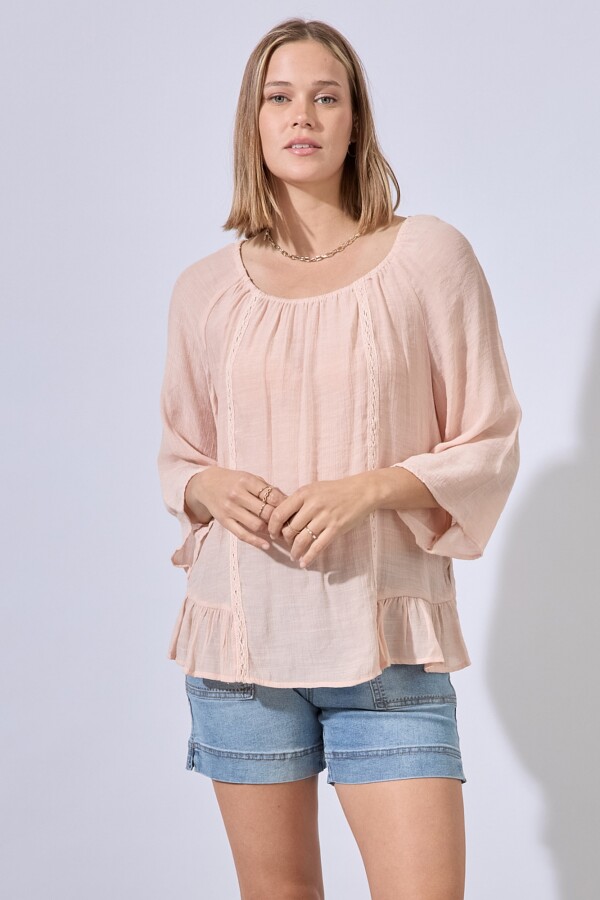 Blusa Crochet ROSA