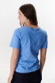 REMERA V DOBLE AZUL