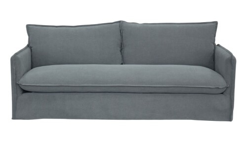 Sofa 3 cps ARIES 2.20 m DESENFUNDABLE Gris