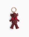 Llavero Piedra Llavero Y Bag Charm Osito Beads - Combinacion Bicolor