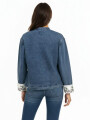 Campera Donnie Azul Grisaceo