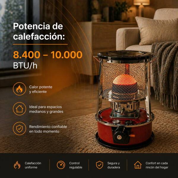 Estufa Kerosene Kassel Ks-ek5300 10000 Btu ESTUFA KEROSENE KASSEL KS-EK5300