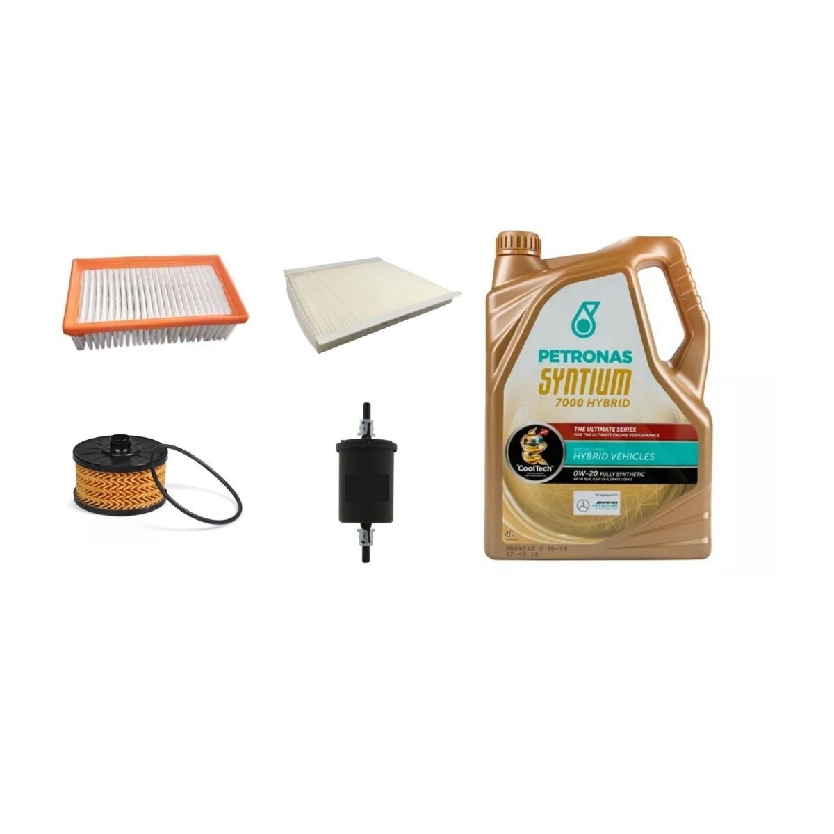 KIT DE FILTROS Y ACEITE 0W20 PETRONAS 