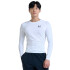 UA HG Armour Comp LS-WHT WHT-100