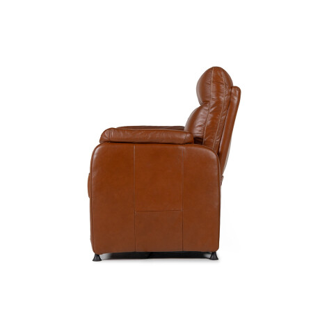 Butaca Max (Reclinable eléctrica) - Cuero Básico 457 (Brandy)