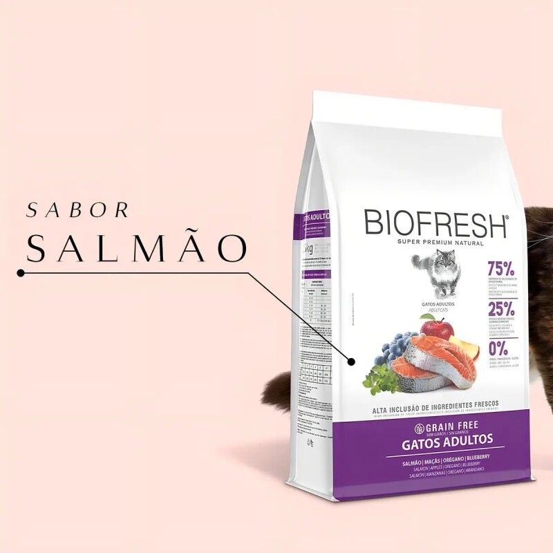 BIOFRESH GATOS ADULTOS SALMÓN 7.5 KG