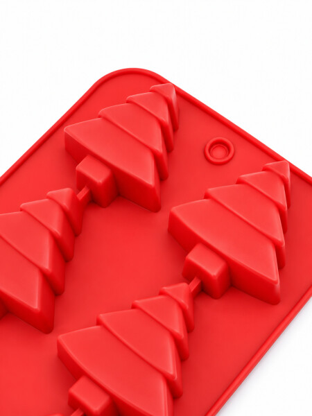MOLDE SILICONA ARBOL ROJO