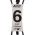 Leash - Channel Islands - Standard 6ft 1/4'' (6.35mm) - Hex Cord