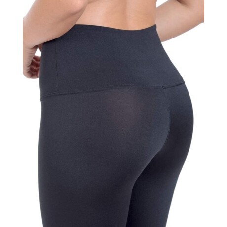 Calza Deportiva 3/4 Wilson para Mujer con Cintura Alta Negra Negro