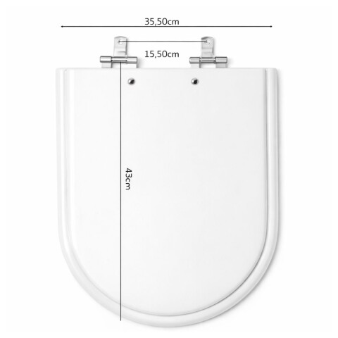 Tapa de inodoro mdf blanco Fabribam Vogue Plus Tapa De Inodoro Mdf Blanco Fabribam Vogue Plus