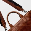 Cartera de Mano Capri En Cuero Liso Cuoio