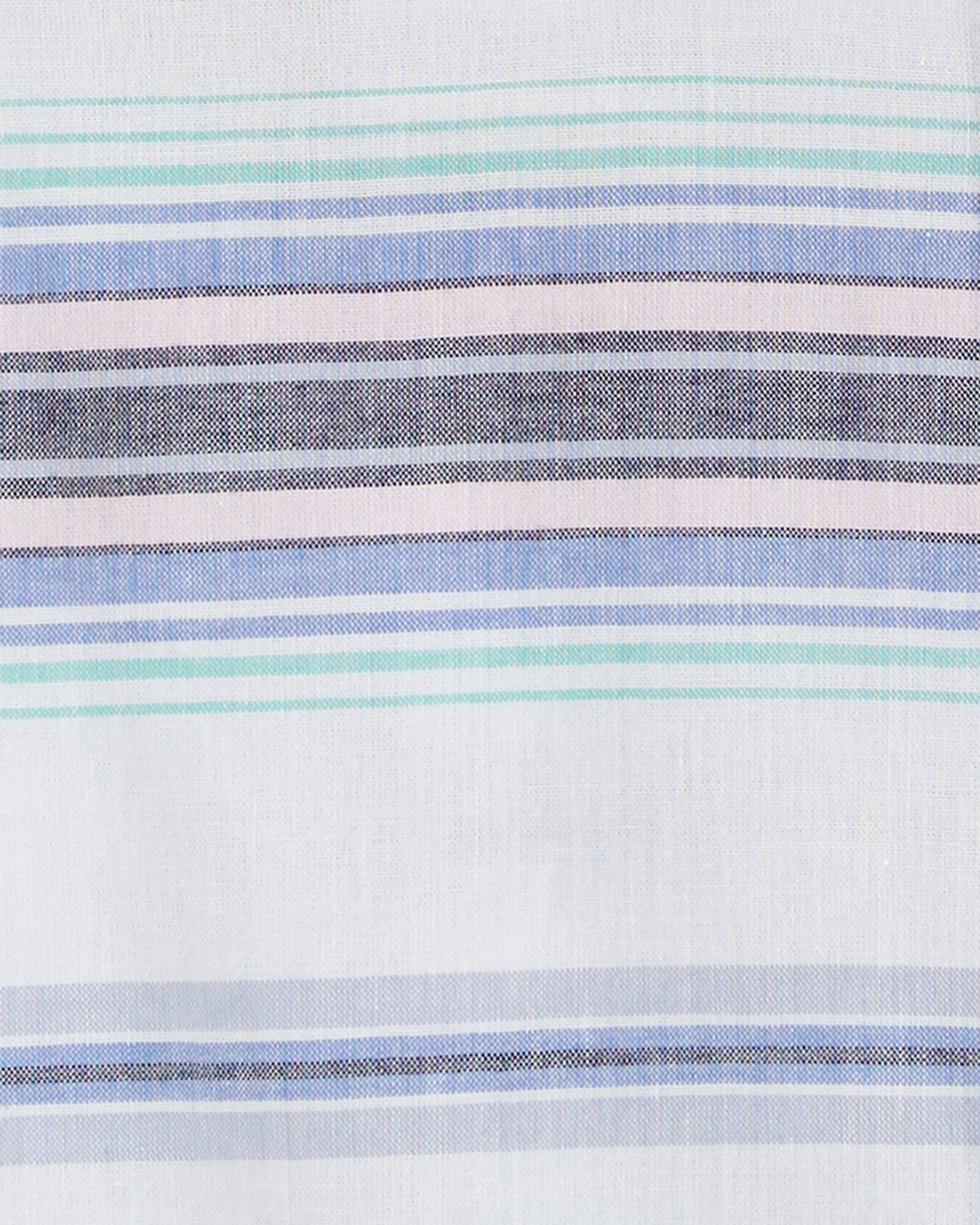 Camisa de algodón manga corta diseño a rayas. Talles 2-5T Sin color