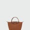 LONGCHAMP - LE PLIAGE ORIGINAL, CARTERA DE MANO S Marrón