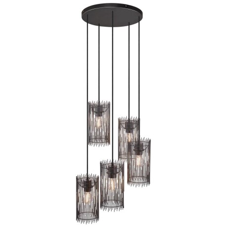 COLGANTE ESSEN X5 Luminaria Colgante Essen x5 Negra