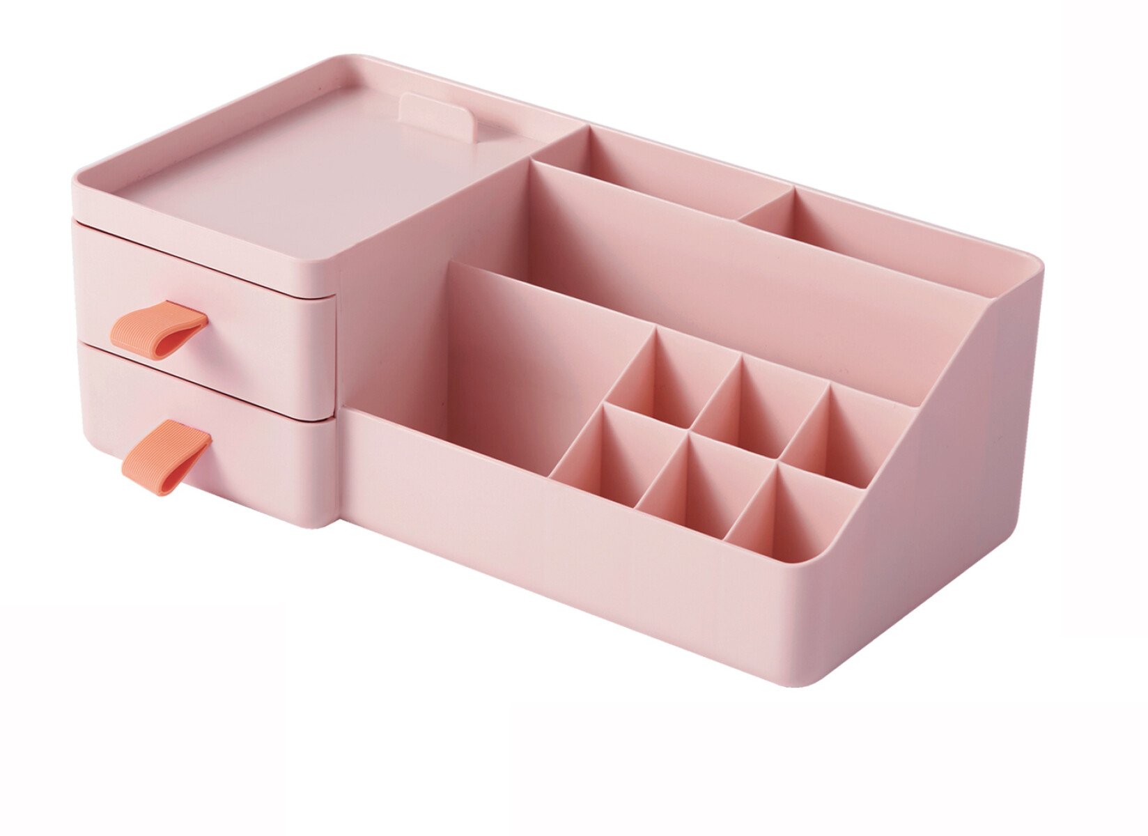 Organizador maquillaje - rosa 