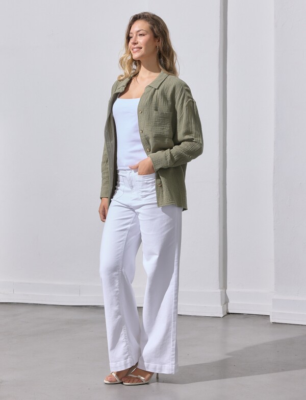 Camisa Bolsillo OLIVA