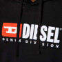 S-Ginn-Hood-Div - Hombre Black