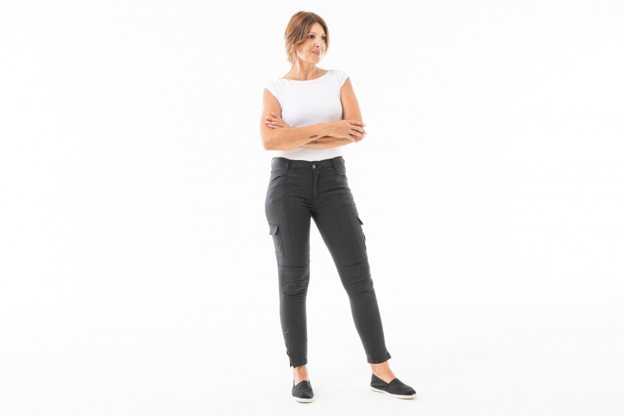 PANTALON CARGO URBANO M ELASTI Negro