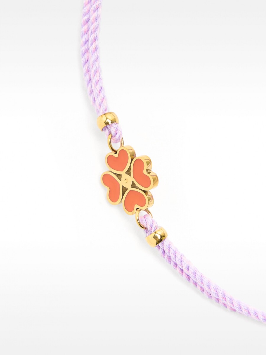 Pulsera Ajustable Trébol - Acero Inoxidable multicolor
