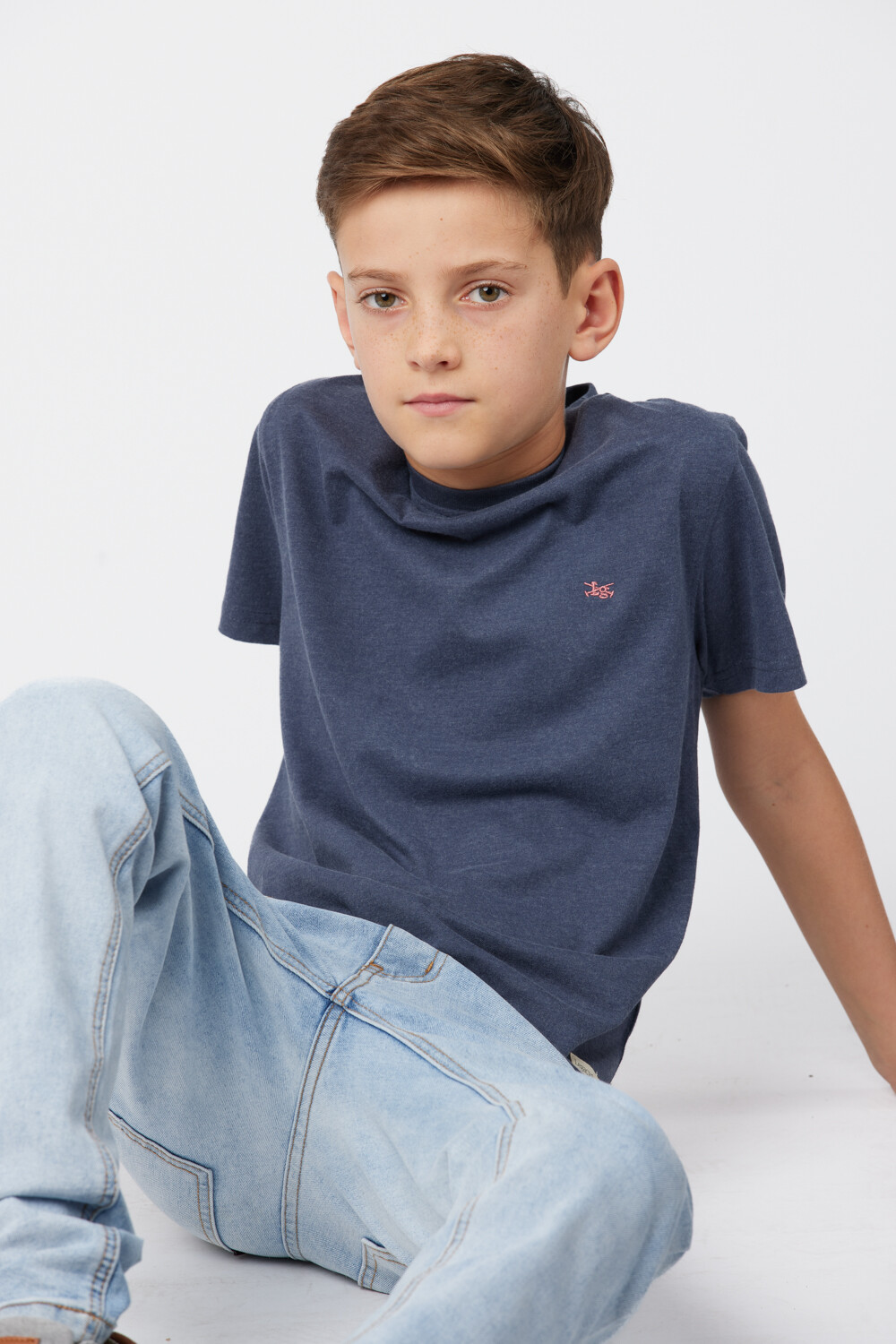 REMERA BÁSICA DE ALGODÓN Denim