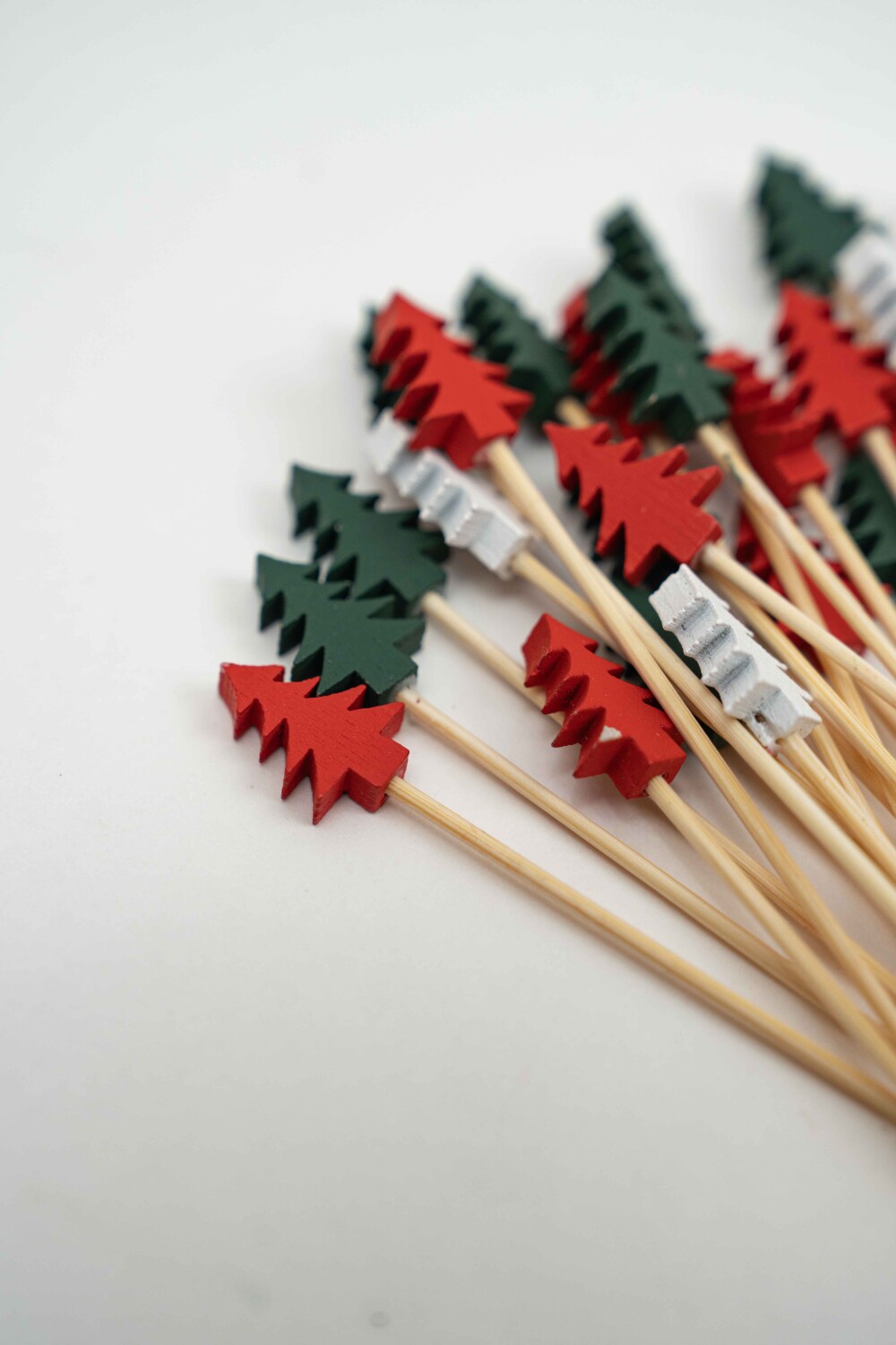 Utensillos Pinchos De Copetín Navidad, 25 Piezas Color Unico