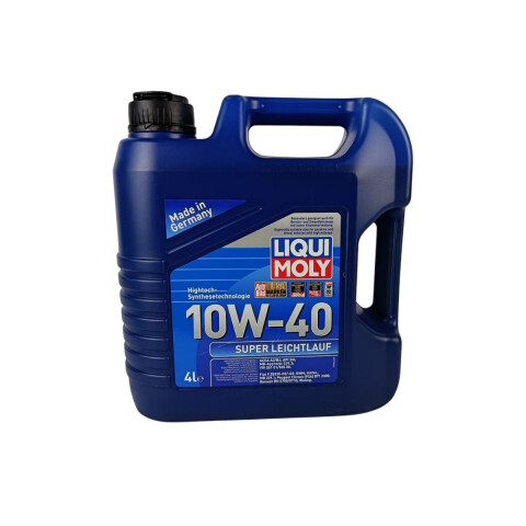 ACEITE 10W40 LIQUI MOLY SUPER LEICHTLAUF 4LT Aceite 10w40 Liqui Moly Super Leichtlauf 4lt