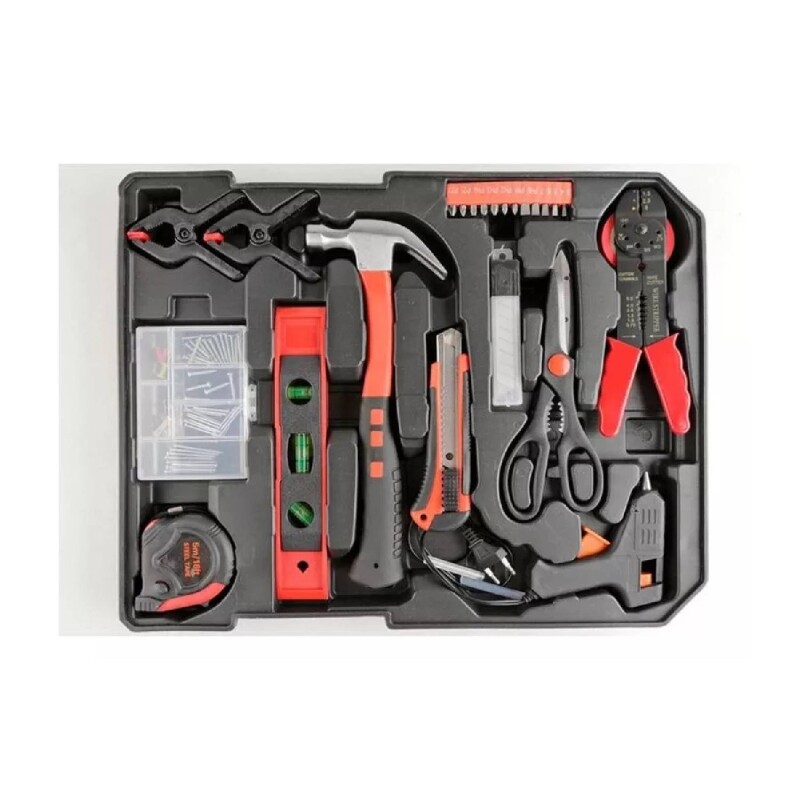 Valija de Herramientas Lumax con 450 Accesorios y Carrito Valija de Herramientas Lumax con 450 Accesorios y Carrito