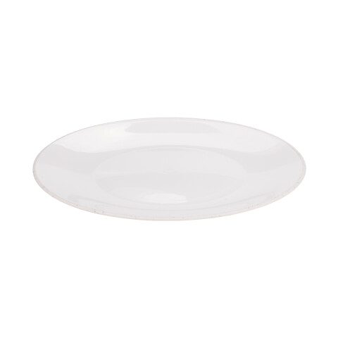 Plato Plástica Gourmet Redondo 18 cm MARMOL