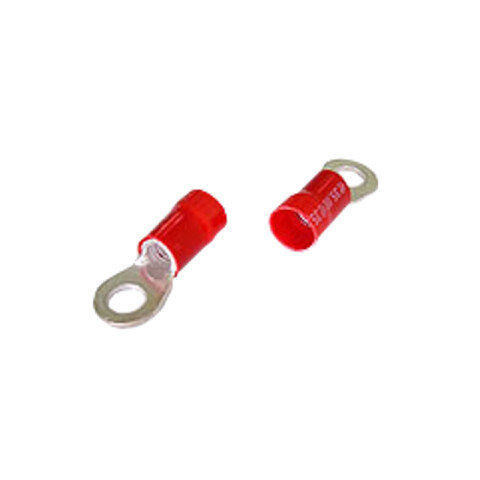 Terminal anillo M4 0,25-1,60mm² rojo preciox100un. HR0212