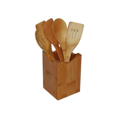 SET 6 PZAS UTENSILIOS MADERA BAMBOO SET 6 PZAS UTENSILIOS MADERA BAMBOO