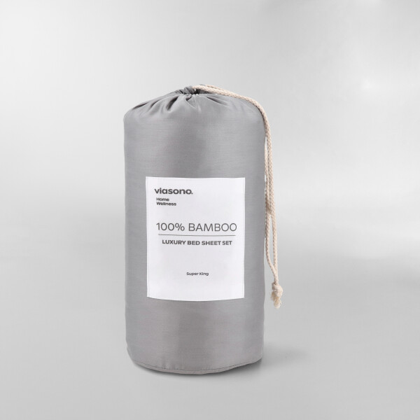 SÁBANA ORGANIC BAMBOO Gris - SUPER KING