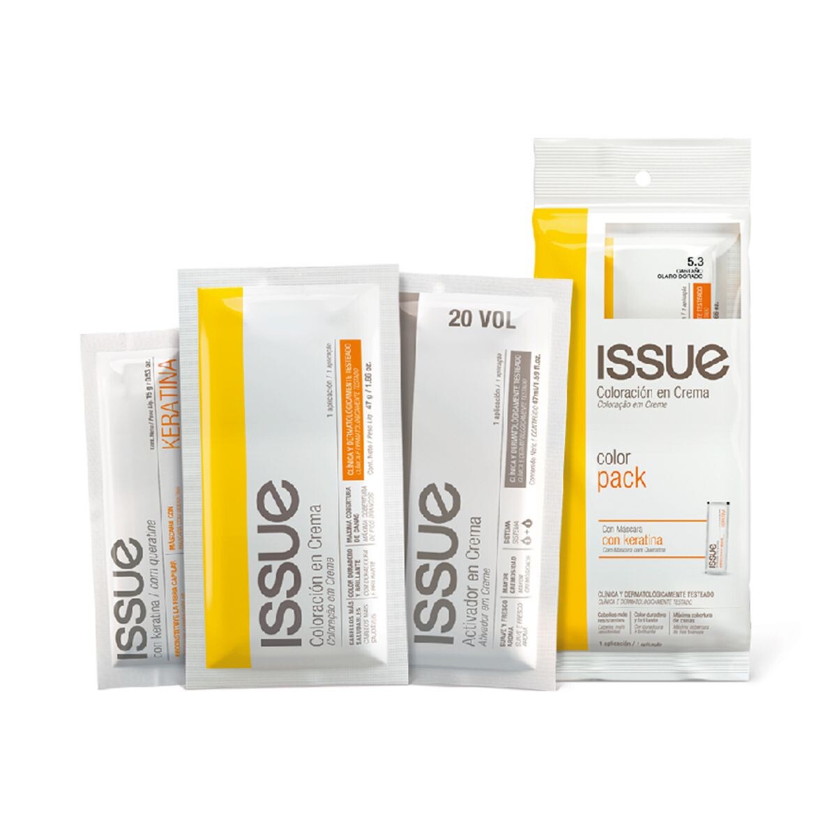 ISSUE TINTURA COLOR Nº5.3 PACK 