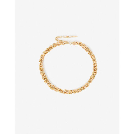 Collar Corto Metal Dorado