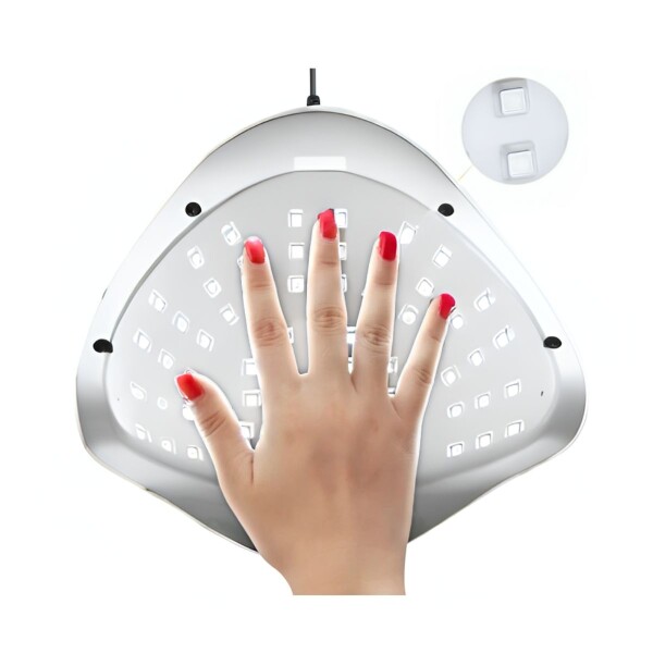Lampara Uv 280w 45 Led Cabina Seca Uñas Manos Pies Gel Timer Color Blanco Lampara Uv 280w 45 Led Cabina Seca Uñas Manos Pies Gel Timer Color Blanco