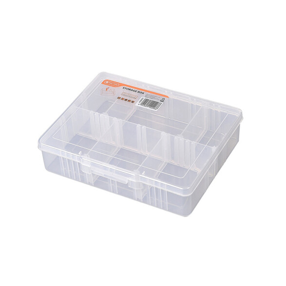 Caja transparente organizadora de 6 divisiones TT0002
