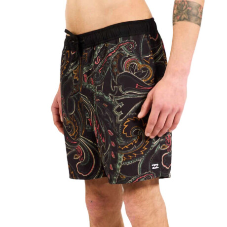 Voley Billabong Dark Paisley Negro