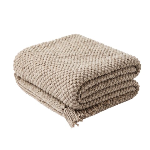 MANTA BEIGE 130X180CM Unica