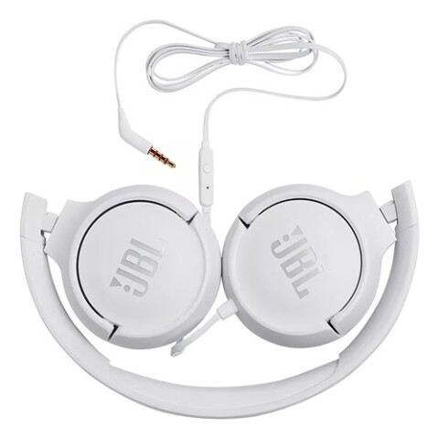 Auricular JBL Vincha T500 Wired On Ear White Auricular Jbl Vincha T500 Wired On Ear White