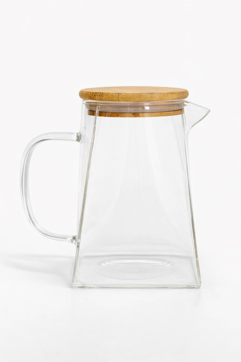 Jarra Tapa Madera - Color Unico 