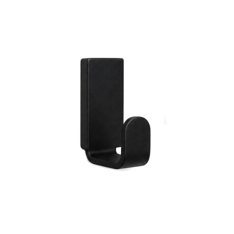 PERCHA DE ACERO INOXIDABLE METAL MATE NEGRO MATE NEGRO