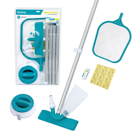 Kit Mantenimiento Limpieza Piscina Bestway Aspiradora Bsw058794