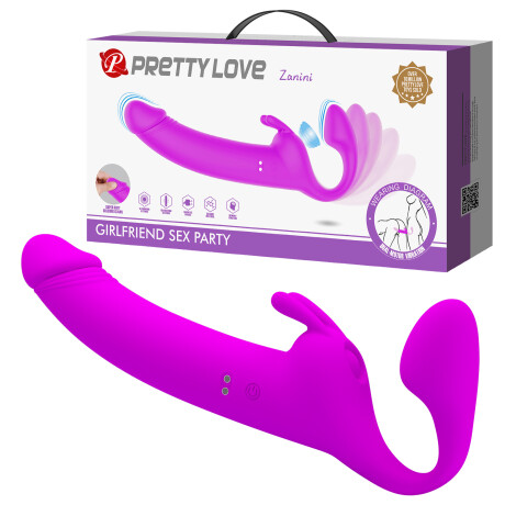 Vibrador Arnés para Parejas Zanini Pretty Love Vibrador Arnés para Parejas Zanini Pretty Love