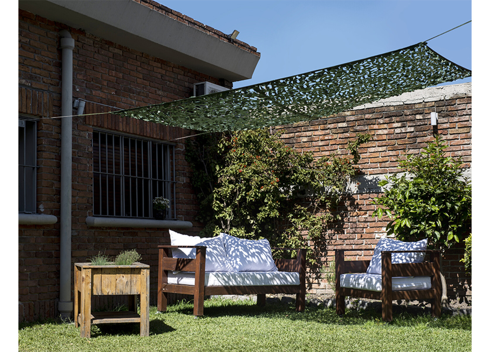 Red De Sombra, Pérgola 3x3 Metros - Verde 