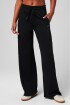 Pantalón Cloud Jersey Wide Leg Pant Mujer Black