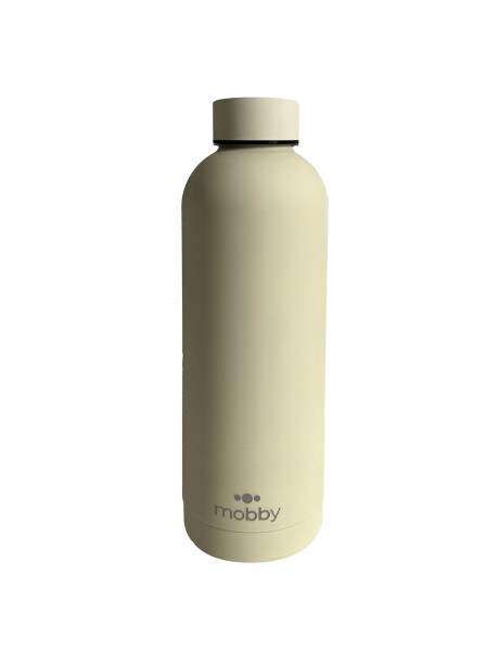 BOTELLA TERMICA DOBLE PARED 500ML CREMA MOBBY BOTELLA TERMICA DOBLE PARED 500ML CREMA MOBBY