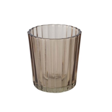 CANDELABRO 2051546 VIDRIO NATURAL-BEIGE BEIGE